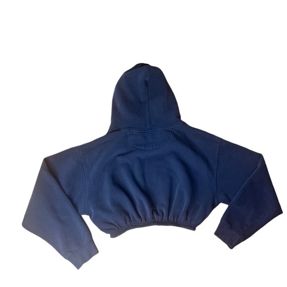 University of Virginia Reworked Crop Hoodie Sweatshirt - Picture 3 of 3